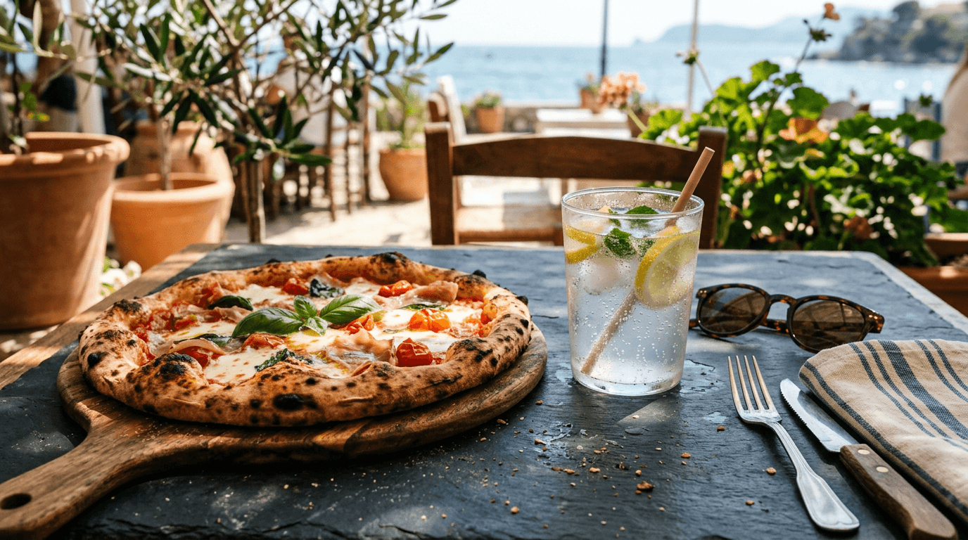 Pizza a osvieženie v Shopping Palace
